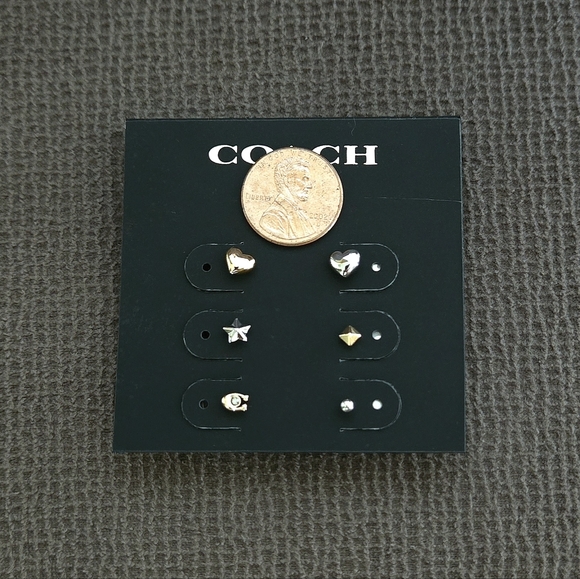 Coach Multi Mismatched Earring Set - Picture 10 of 15